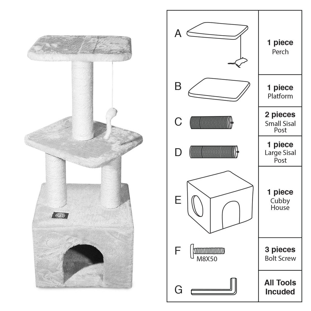 Replacement Parts for Casita Cat Tree 40" Majestic Pet