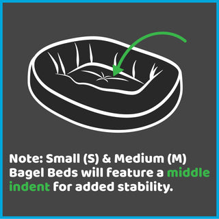 Poly/Cotton Bagel Bed - Personalized