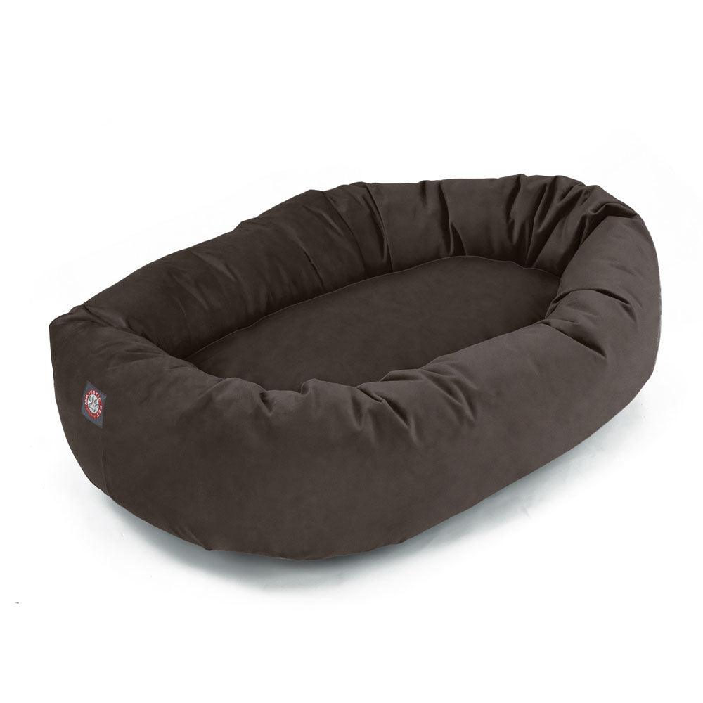 Suede Bagel Dog Bed Majestic Pet