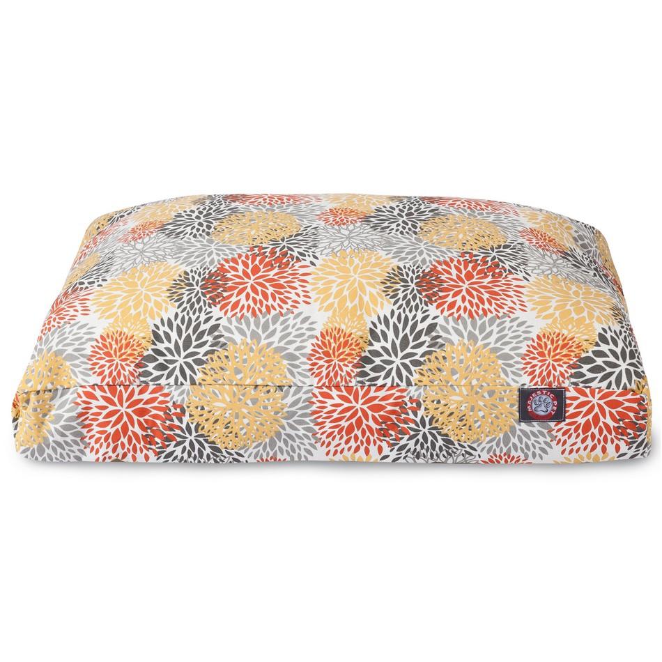 Blooms Memory Foam Dog Bed Citrus – Majestic Pet