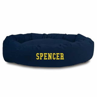 Navy Suede Bagel - Personalized1