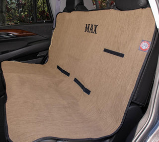 Tan Back Seat Cover - Personalized_1