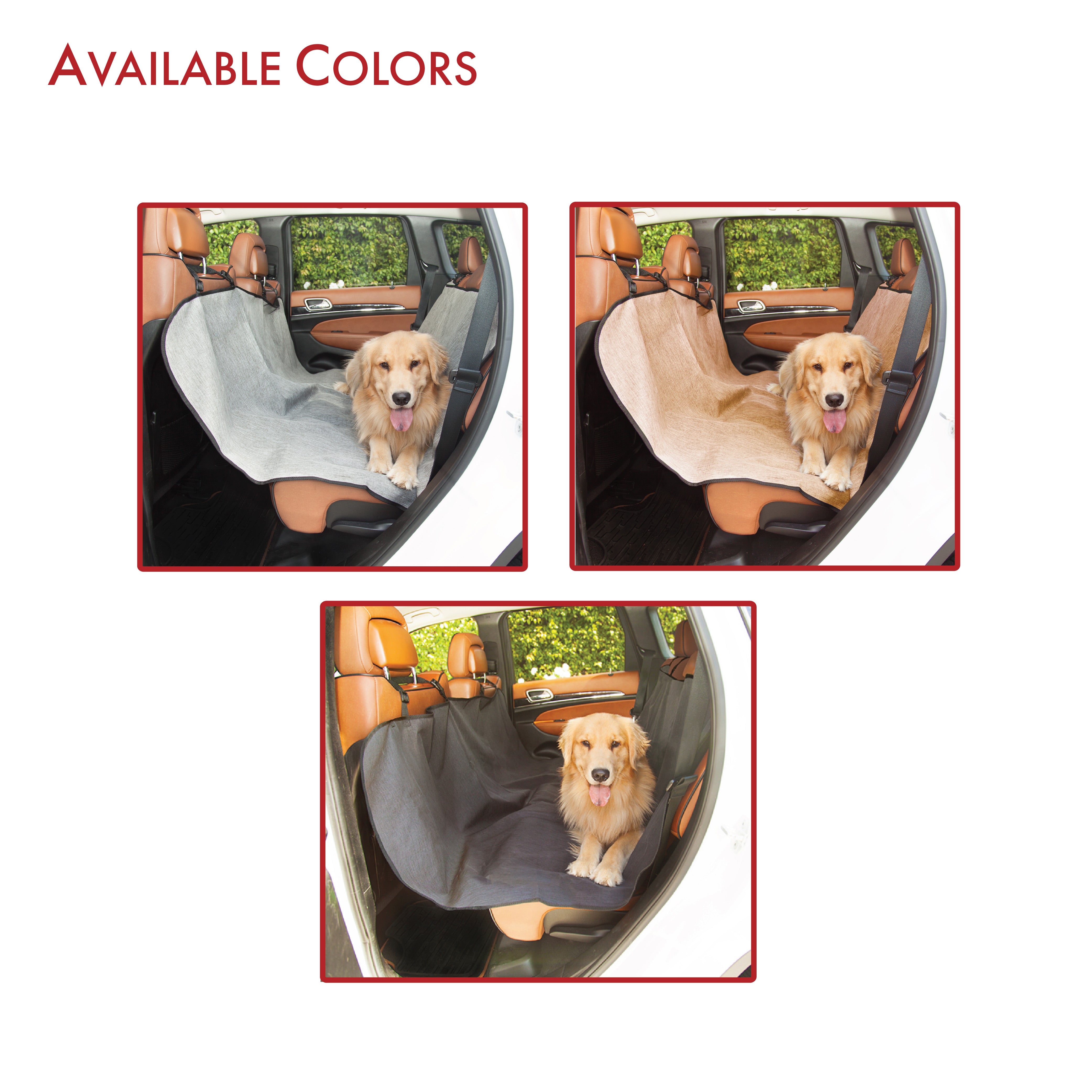 Solid Hammock Back Seat Cover – Majestic Pet