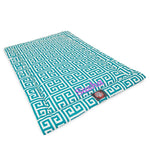 Teal Towers Crate Mat - Personalized