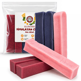 Natural Himalayan Yak Style Cheese Chew for Dogs - Berry Mix