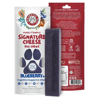 Natural Himalayan Yak Style Cheese Chew for Dogs - Blueberry Plus