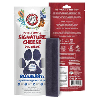Natural Himalayan Yak Style Cheese Chew for Dogs - Blueberry Plus