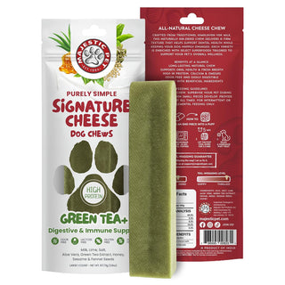 Natural Himalayan Yak Style Cheese Chew for Dogs - Green Tea Plus