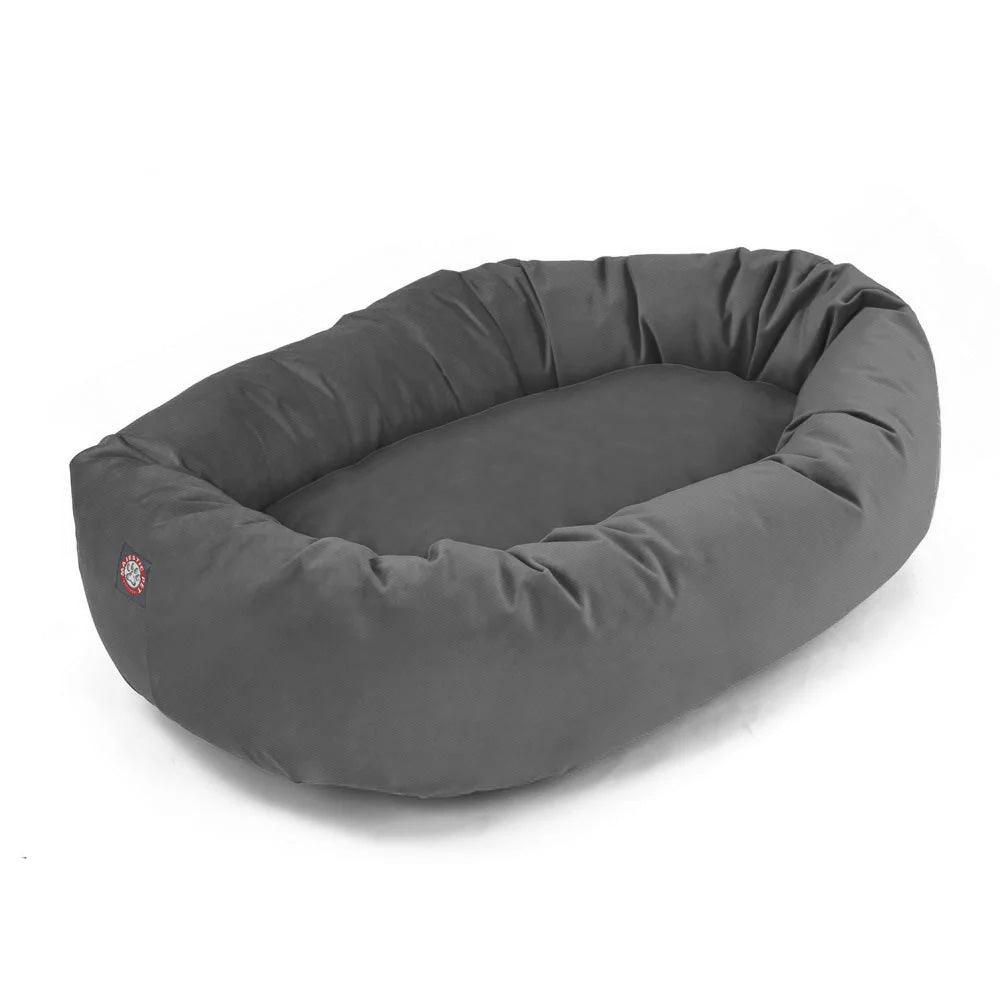 Poly/Cotton Bagel Dog Bed – Majestic Pet